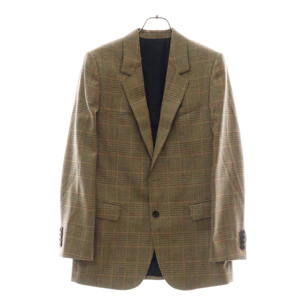 CELINE(セリーヌ) ウールチェックテーラードジャケット レディース ベージュ 2V49F012J