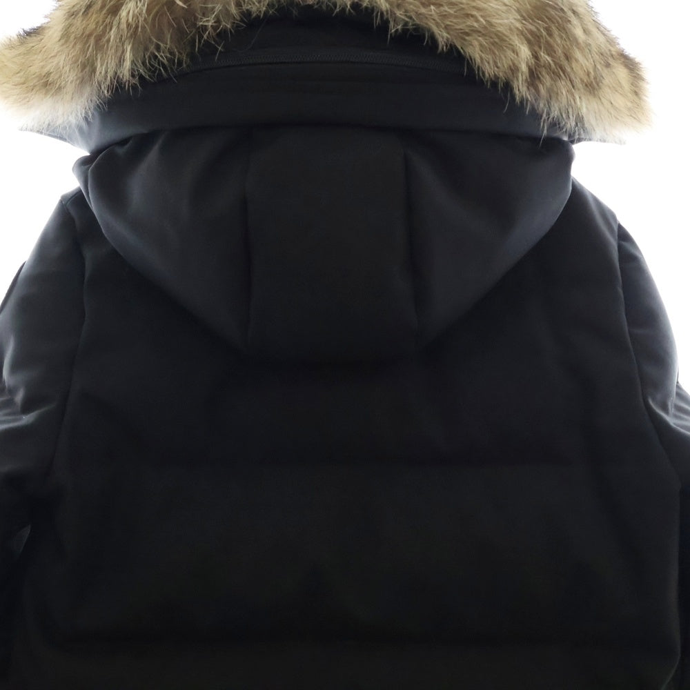 CANADA GOOSE(カナダグース) × RON HERMAN ファーフード付 ロングダウンコート ブラック レディース 3035LAH