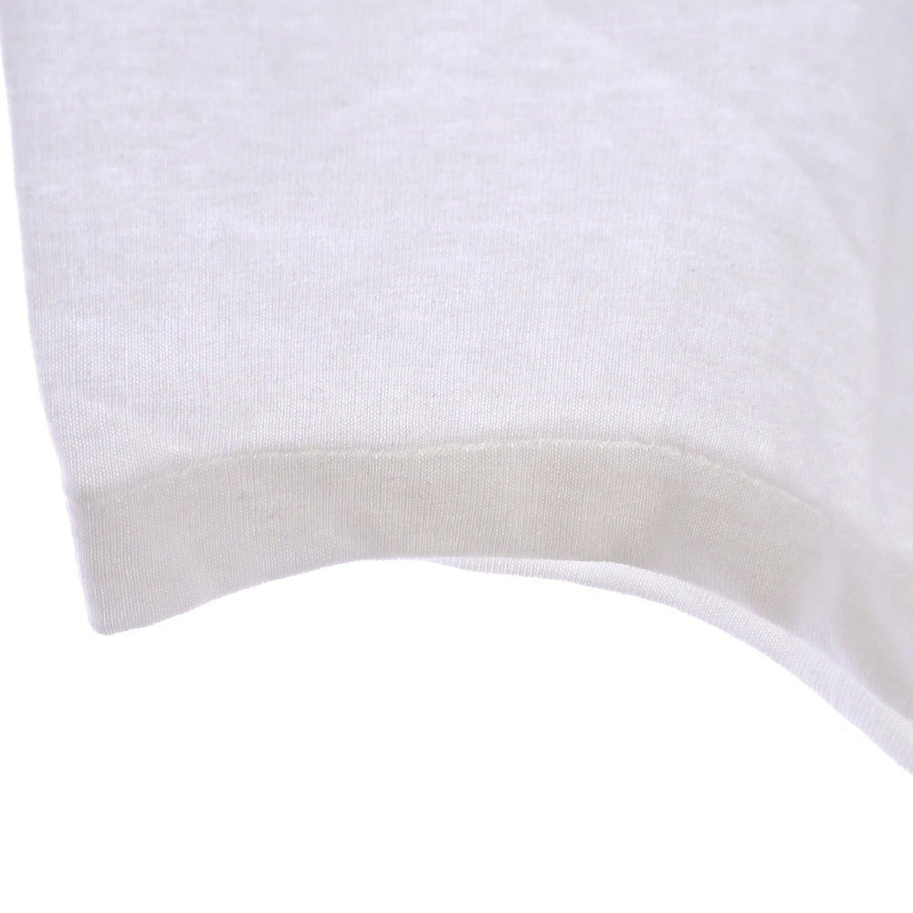 A BATHING APE(アベイシングエイプ) BY BATHING APE TEE フロントプリント クルーネック半袖Tシャツカットソー ホワイト 001TEL301002M