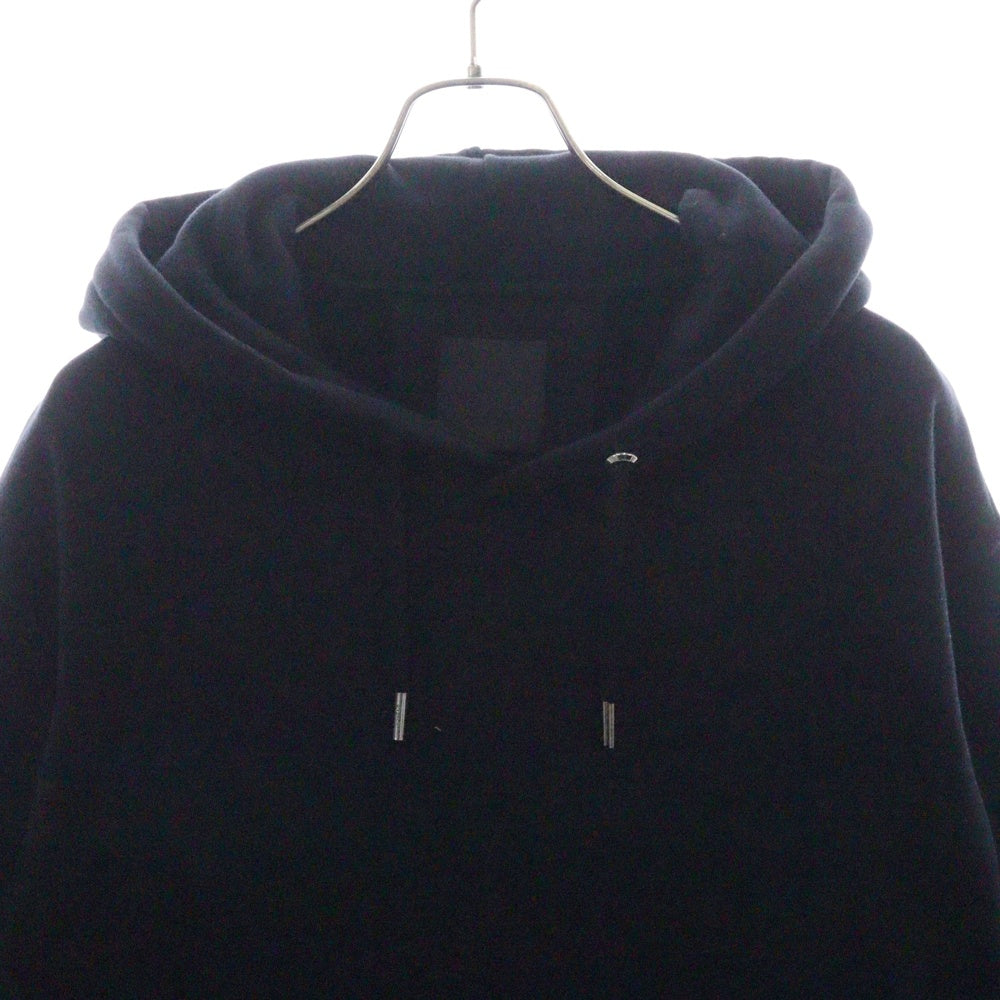 GIVENCHY(ジバンシィ) ロゴ刺?オーバーサイズ プルオーバーパーカー フーディ ブラック BMJ0CQ3Y6V