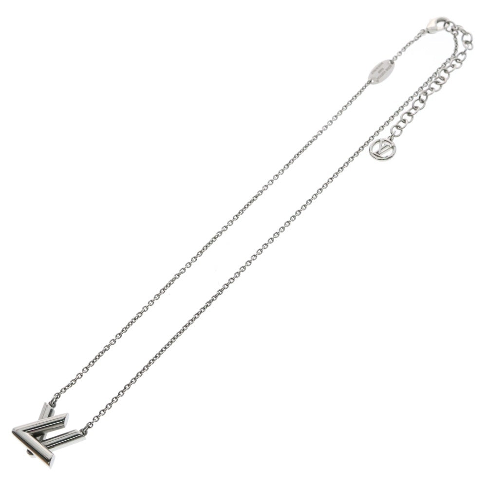 LOUIS VUITTON(ルイヴィトン) GO-14 LVロゴ チェーンネックレス シルバー M01872/LE0274
