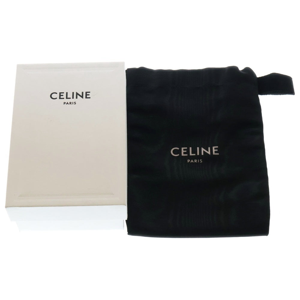 CELINE(セリーヌ) スモール トリフォールド グレインドカーフスキン コンパクトウォレット グレー10B573BEL.10BL