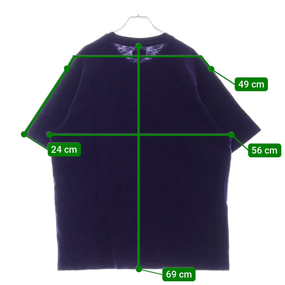 SUPREME(シュプリーム) 23SS Sketch Embroidered S/S Top スケッチ エンブロイダード クルーネック半袖Tシャツカットソー パープル