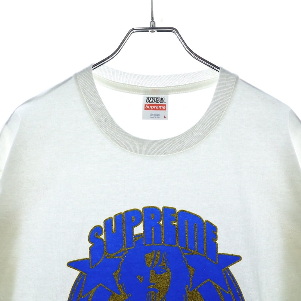 SUPREME(シュプリーム) ×21SS HYSTERIC GLAMOUR L/S Tee ヒステリックグラマー ロングスリーブTシャツ ホワイト