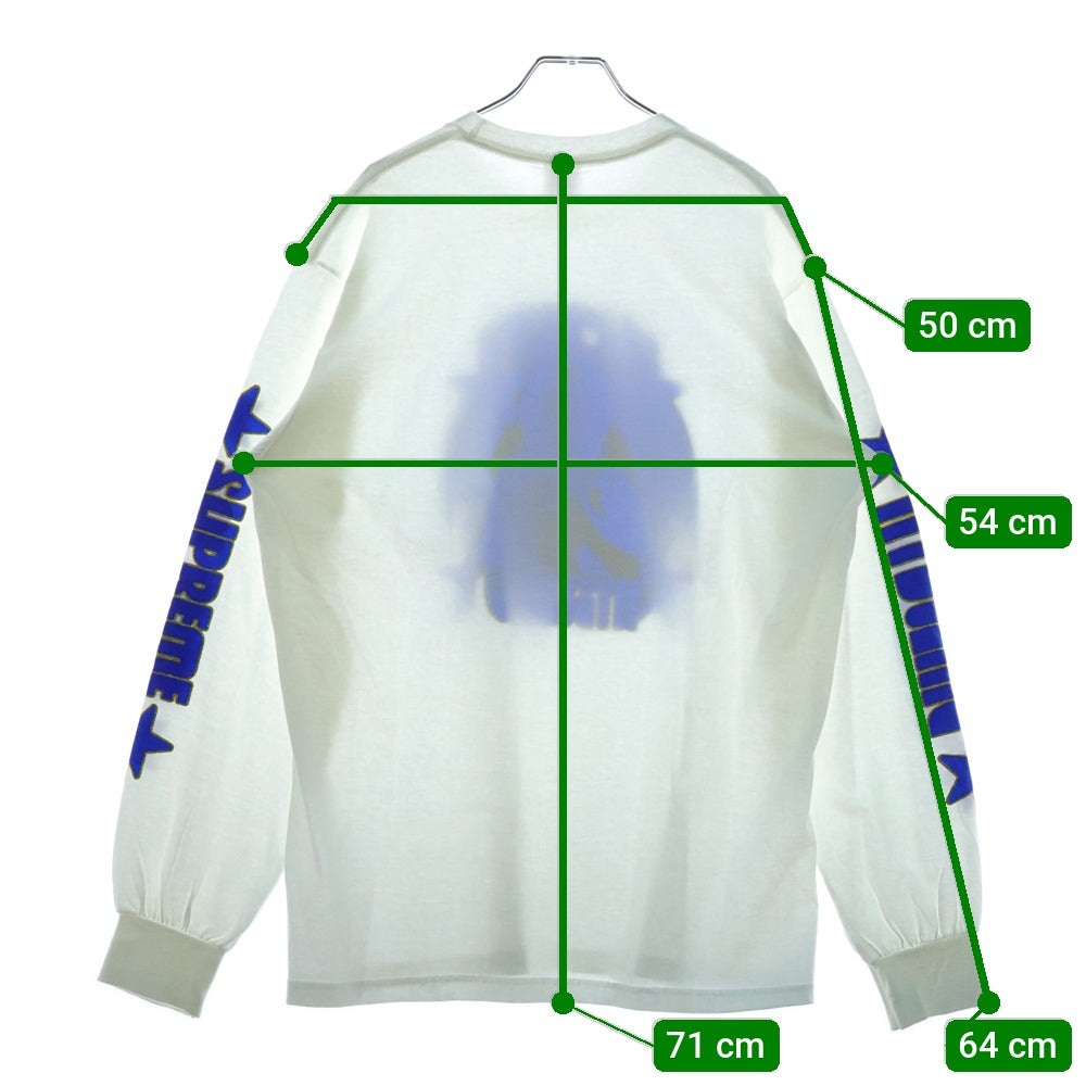 SUPREME(シュプリーム) ×21SS HYSTERIC GLAMOUR L/S Tee ヒステリックグラマー ロングスリーブTシャツ ホワイト
