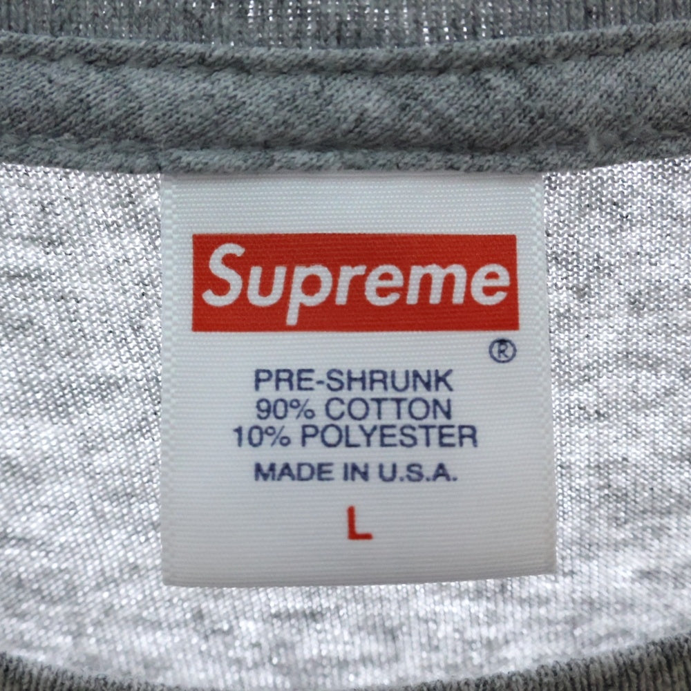 SUPREME(シュプリーム) 18AW Madonna Tee マドンナ プリント クルーネック半袖Tシャツカットソー グレー