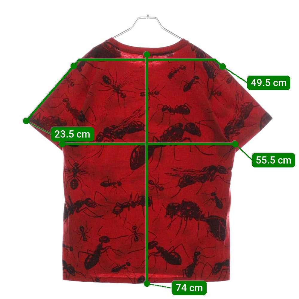 Levi's VINTAGE CLOTHING(リーバイス ビンテージ クロージング) Graphic Ants Tee グラフィックアンツ クルーネック半袖Tシャツカットソー レッド 55989-0016