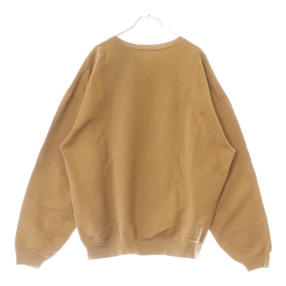 AURALEE(オーラリー) SUPER SOFT HEAVY SWEAT ヘビースウェットトレーナー ブラウン A8AP01GU