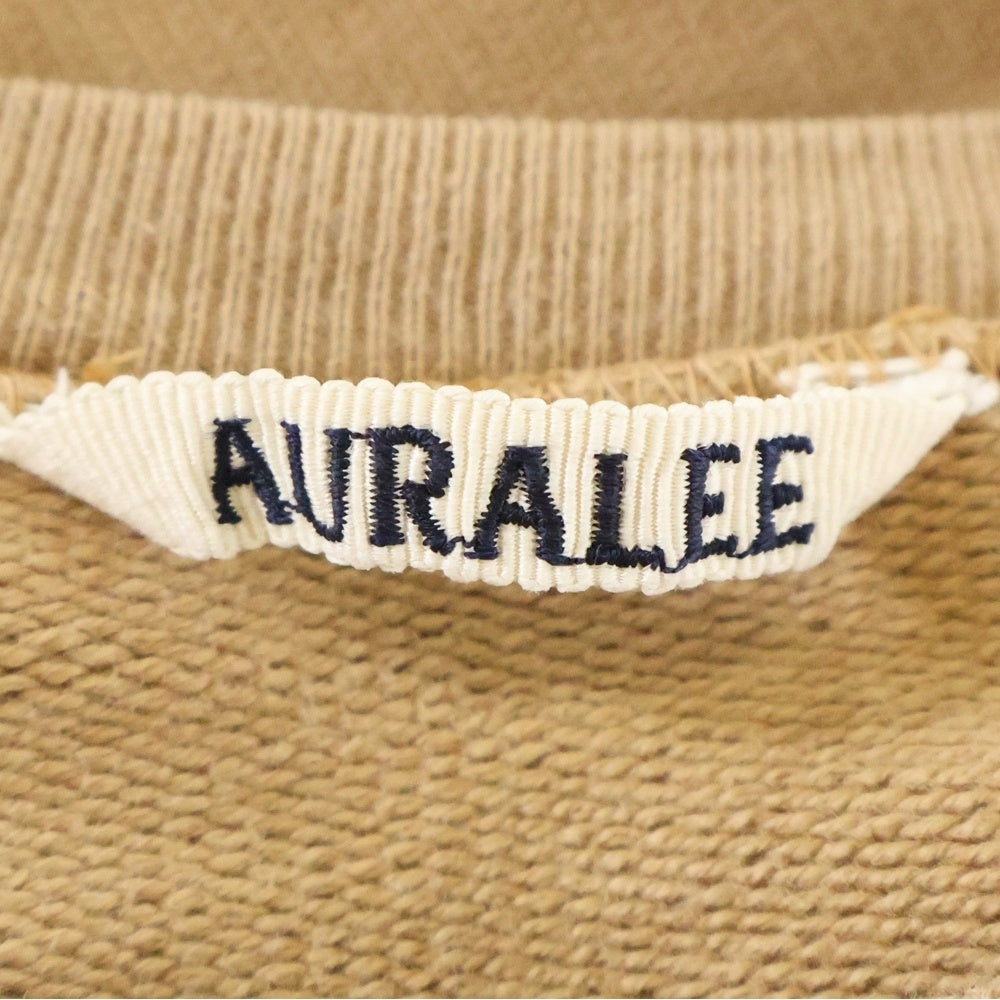 AURALEE(オーラリー) SUPER SOFT HEAVY SWEAT ヘビースウェットトレーナー ブラウン A8AP01GU