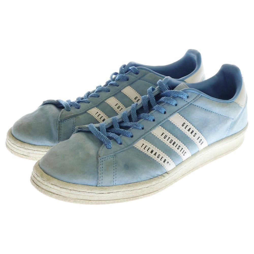 adidas(アディダス) ×HUMAN MADE Campus ローカットスニーカー ブルー US9.5/27.5cm FY0731