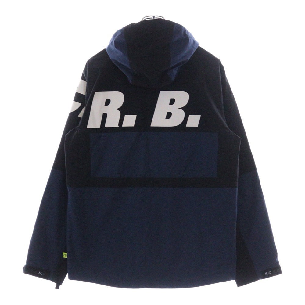 F.C.R.B./F.C.Real Bristol/FCRB(エフシーアールビー/エフシーレアルブリストル) TOUR JACKET ツアージャケット ナイロンジップアップジャケット ブルー/ブラック FCRB-189041