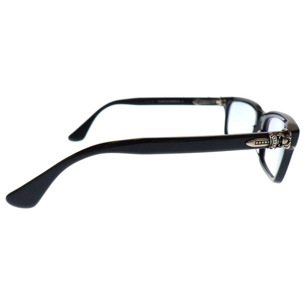 CHROME HEARTS(クロムハーツ) RUMPLEFORESKIN-A ダガー装飾 アイウェア 眼鏡 ブラック