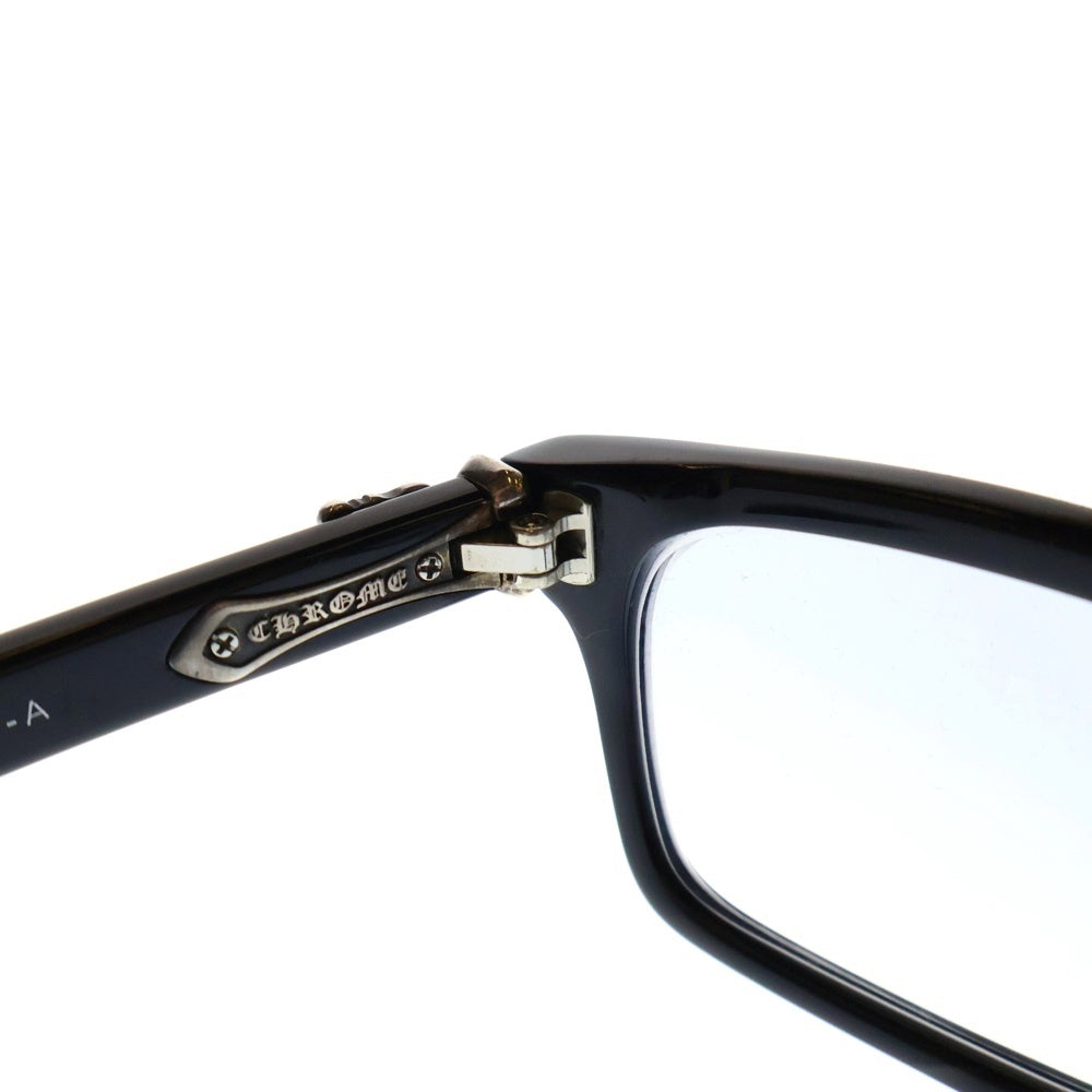 CHROME HEARTS(クロムハーツ) RUMPLEFORESKIN-A ダガー装飾 アイウェア 眼鏡 ブラック