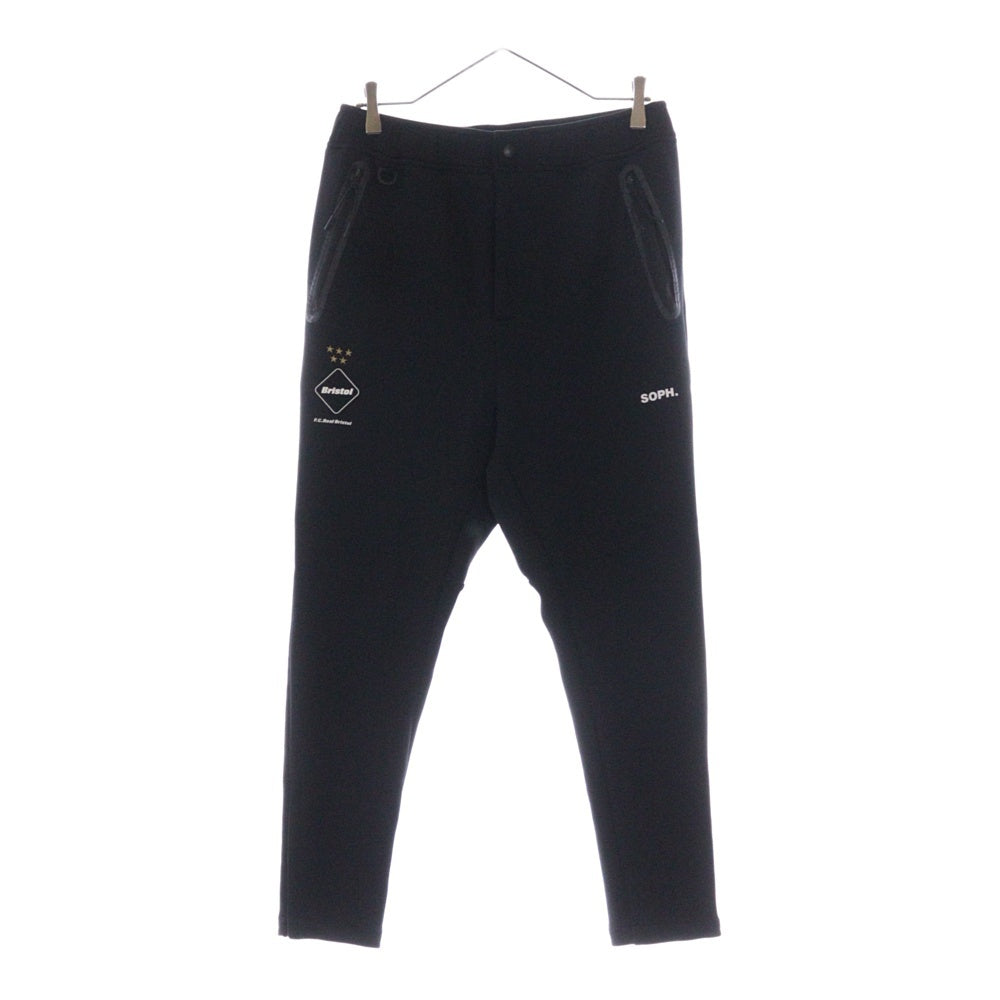 F.C.R.B./F.C.Real Bristol/FCRB(エフシーアールビー/エフシーレアルブリストル) 20SS COCA-COLA PDK PANTS ロゴプリントスウェットパンツ ブラック FCRB-200013