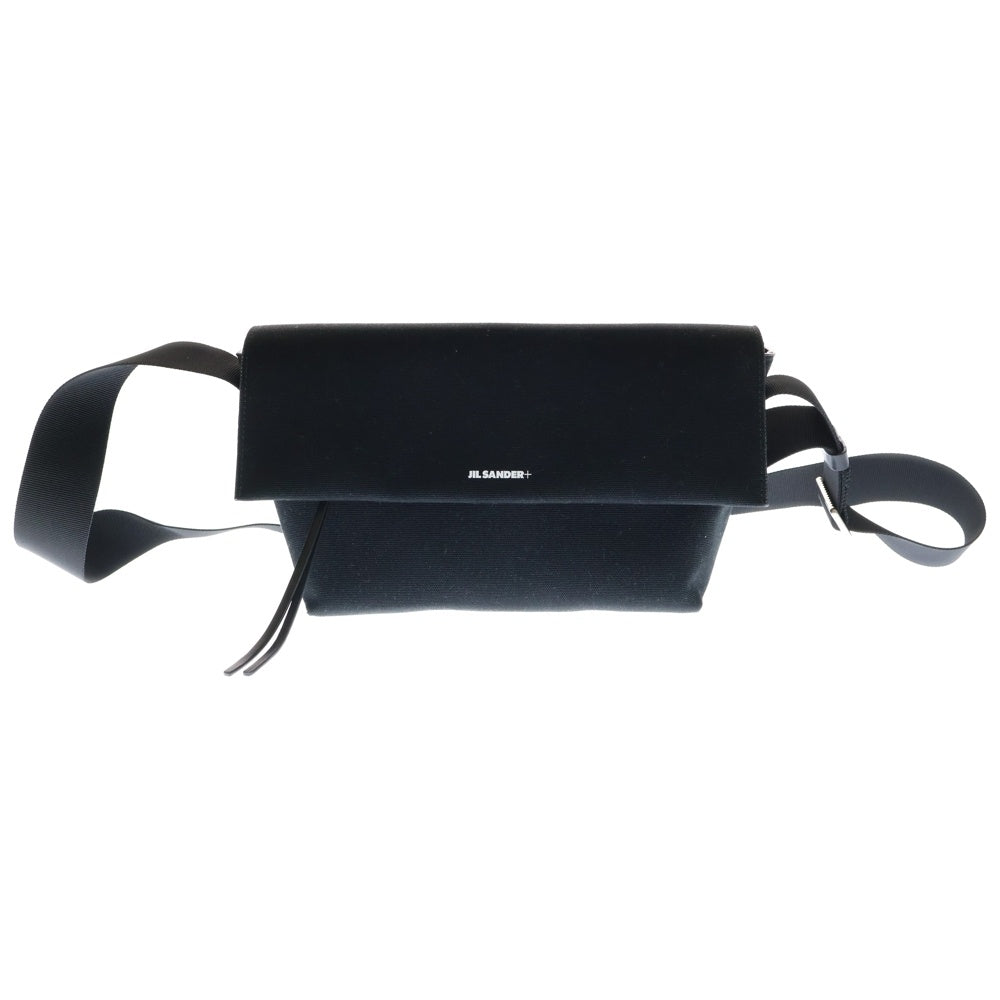 JIL SANDER(ジルサンダー) UTILITY CROSSBODY SM ユーティリティ スモール キャンバスショルダーバッグ ブラック J49WG0015 P6647
