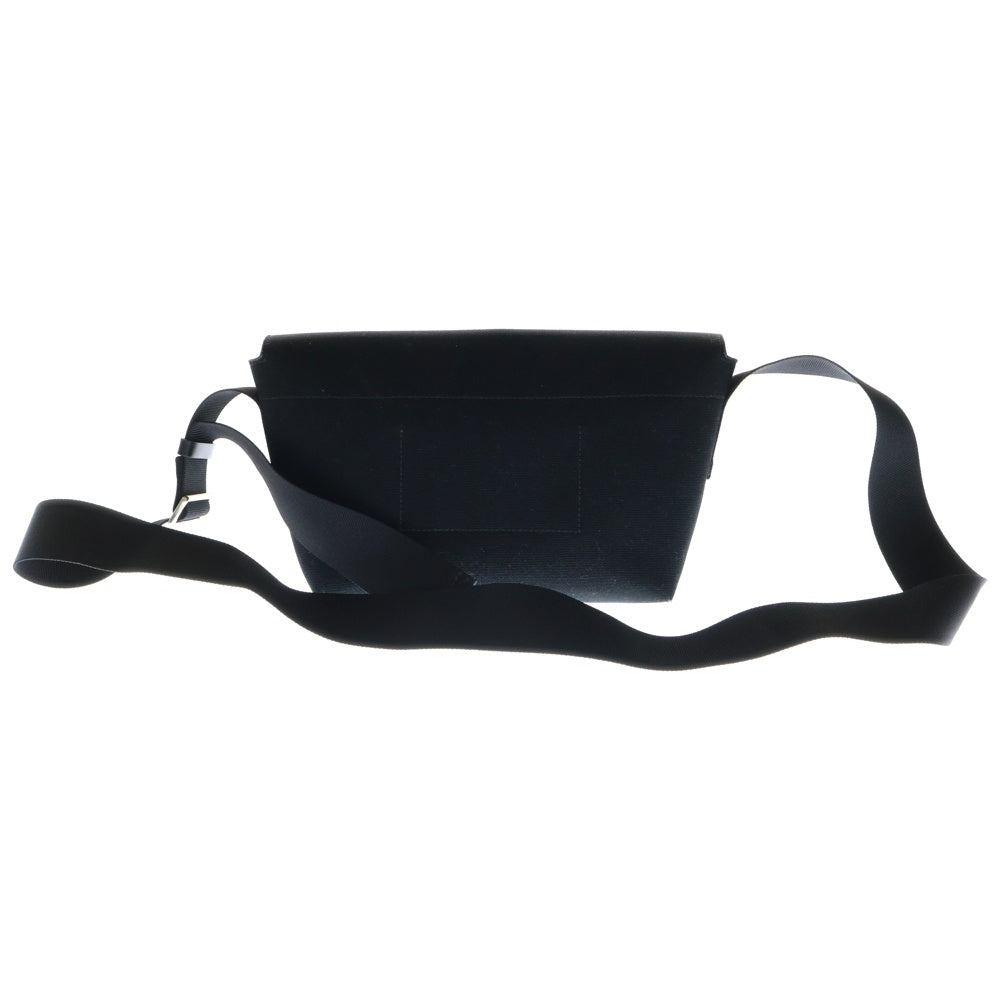 JIL SANDER(ジルサンダー) UTILITY CROSSBODY SM ユーティリティ スモール キャンバスショルダーバッグ ブラック J49WG0015 P6647