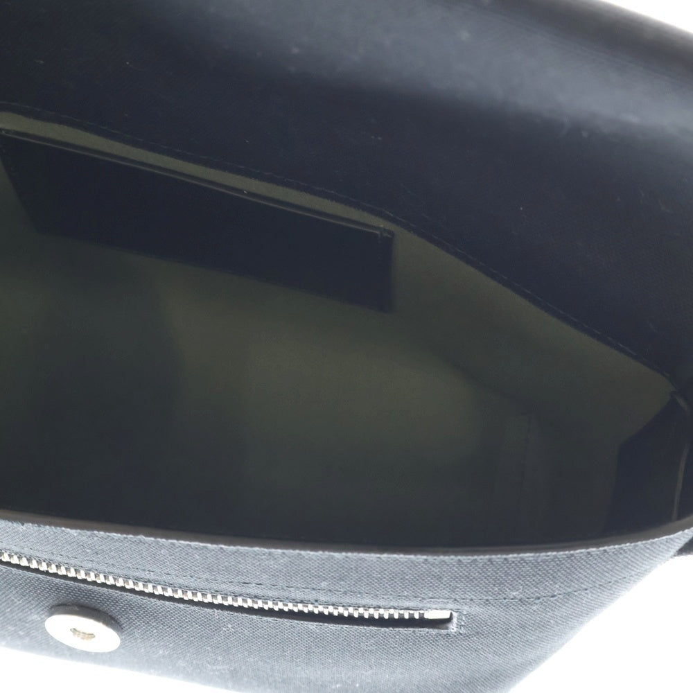 JIL SANDER(ジルサンダー) UTILITY CROSSBODY SM ユーティリティ スモール キャンバスショルダーバッグ ブラック J49WG0015 P6647