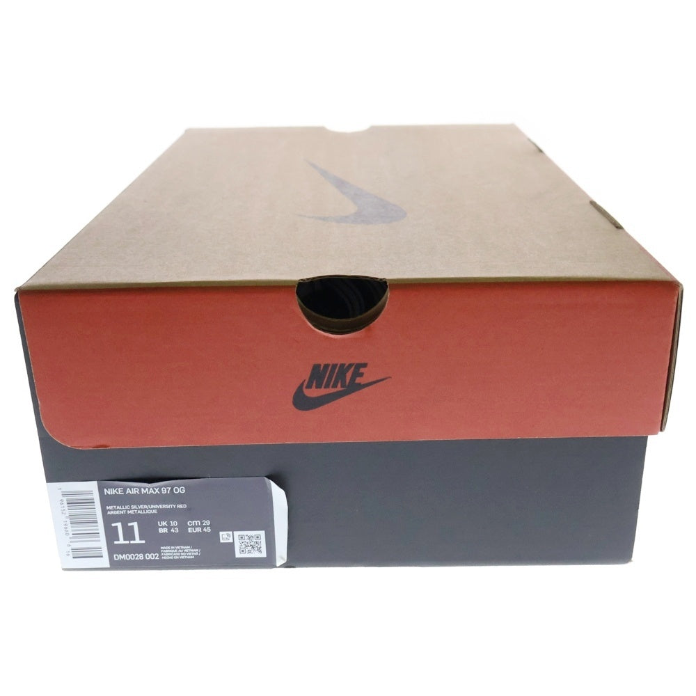 NIKE(ナイキ) AIR MAX 97 OG Silver Bullet 2022 エアマックス97 OG シルバーバレット ローカットスニーカー シルバー US11/29cm DM0028-002