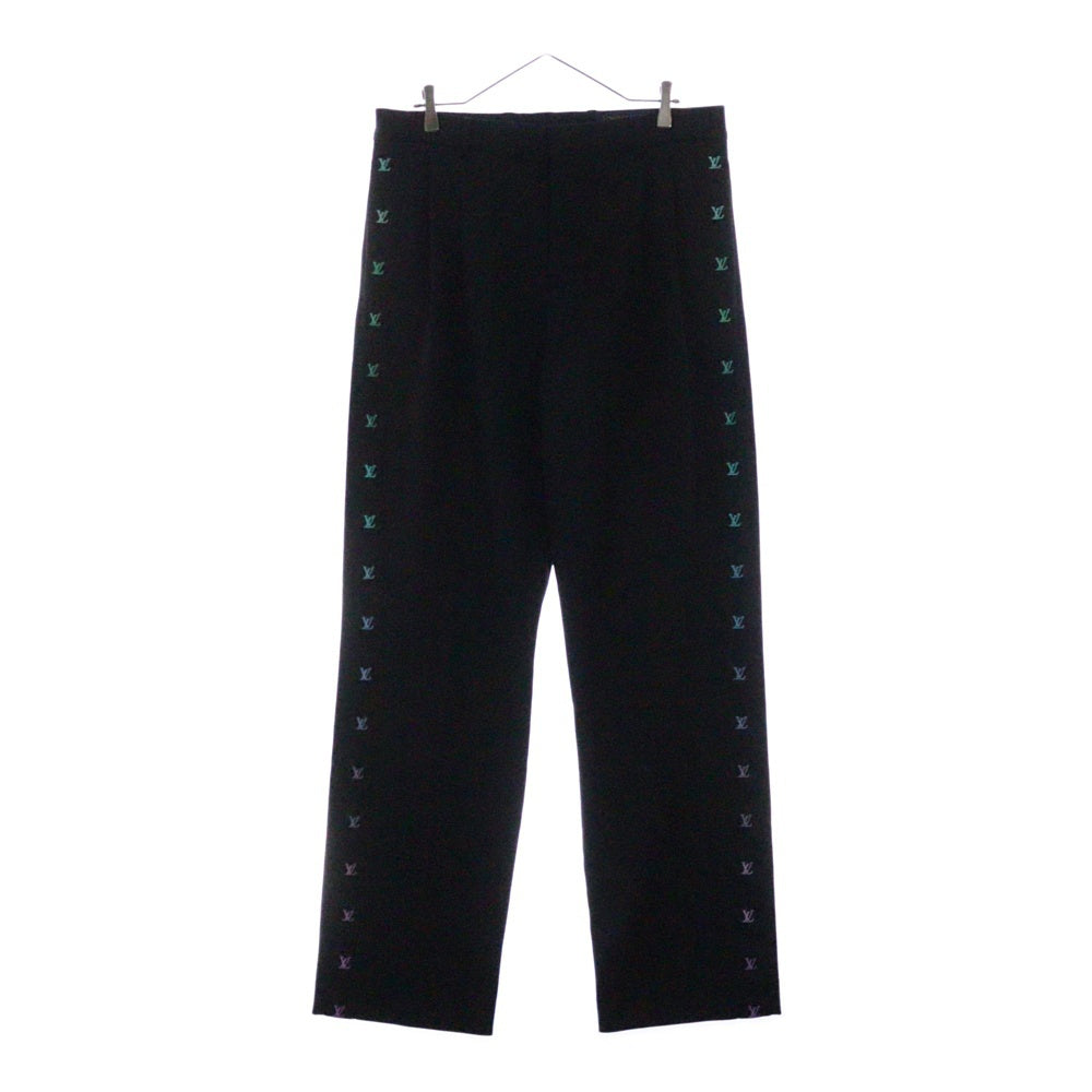 LOUIS VUITTON(ルイヴィトン) 25AW Preppy Tailored Pants プレッピーテーラード ジャージーパンツ RM252MV RAS HTP32W ブラック