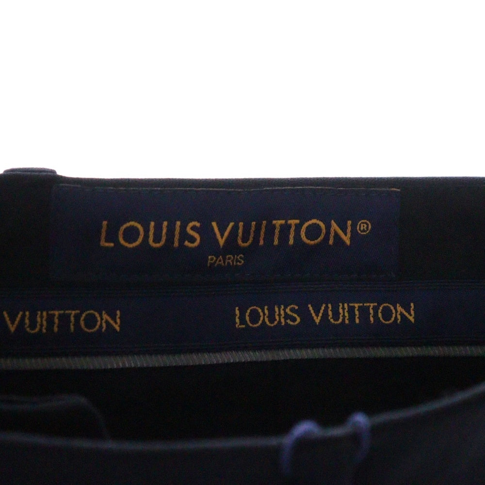 LOUIS VUITTON(ルイヴィトン) 25AW Preppy Tailored Pants プレッピーテーラード ジャージーパンツ RM252MV RAS HTP32W ブラック