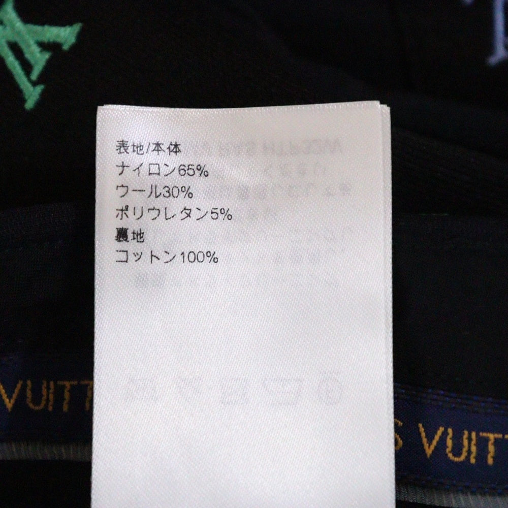 LOUIS VUITTON(ルイヴィトン) 25AW Preppy Tailored Pants プレッピーテーラード ジャージーパンツ RM252MV RAS HTP32W ブラック