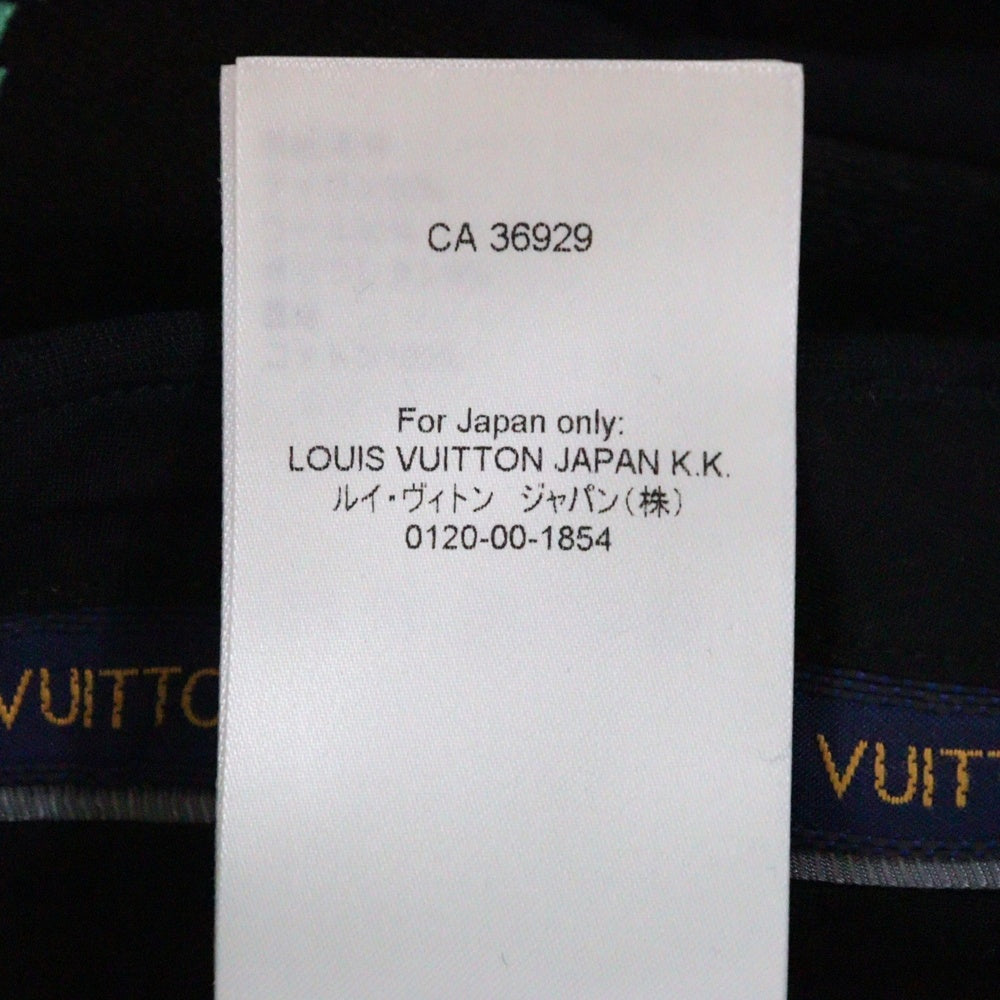 LOUIS VUITTON(ルイヴィトン) 25AW Preppy Tailored Pants プレッピーテーラード ジャージーパンツ RM252MV RAS HTP32W ブラック