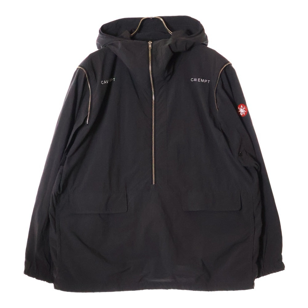 C.E(シーイー) CONCEAL SLEEVE PULLOVER JACKET コンシール スリーブ プルオーバージャケット ブラック