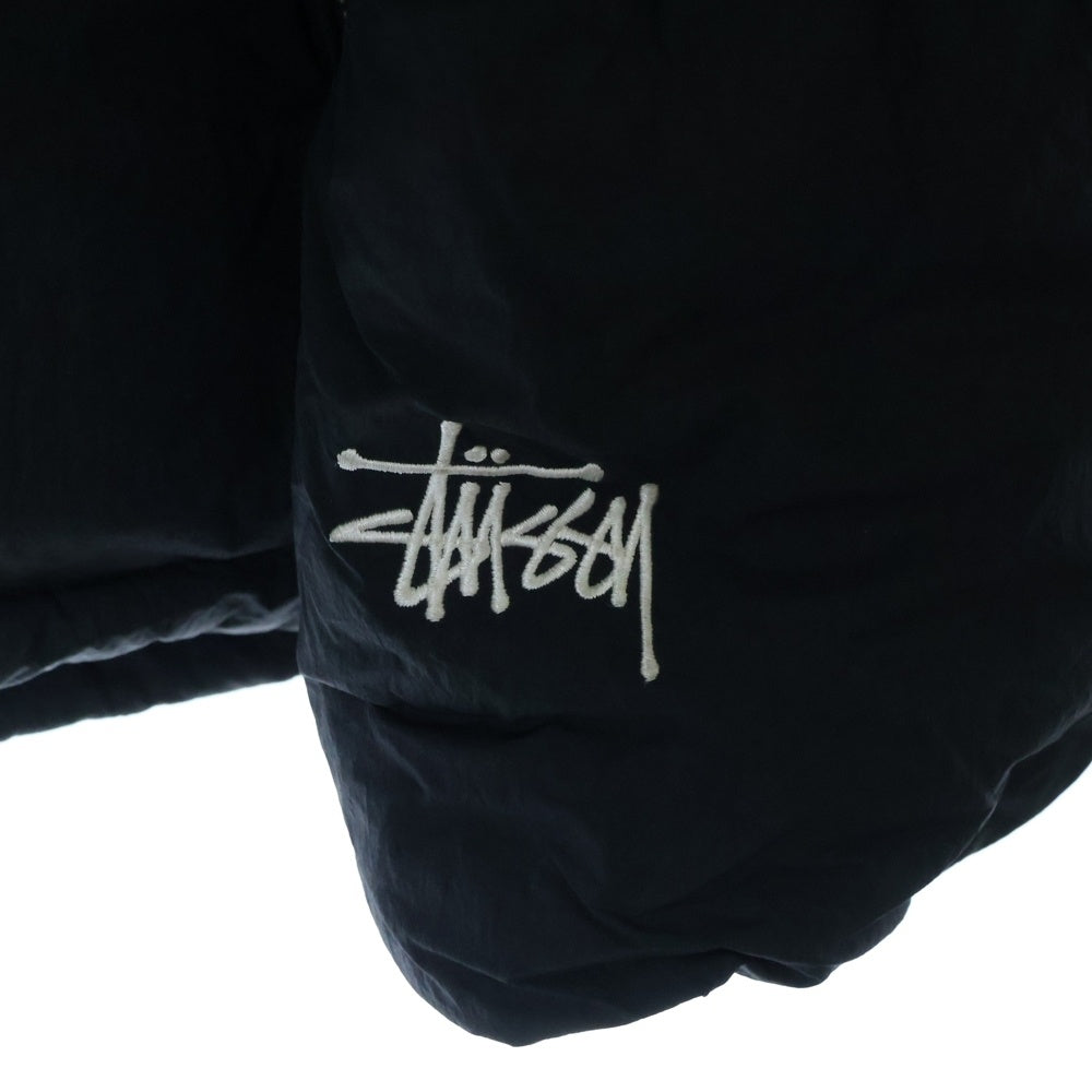 STUSSY(ステューシー) Down Puffer Nylon ダウン パッファ ナイロンダウンジャケット ブラック 115711