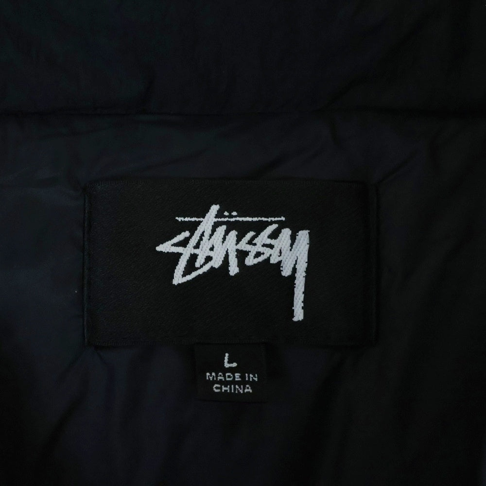 STUSSY(ステューシー) Down Puffer Nylon ダウン パッファ ナイロンダウンジャケット ブラック 115711