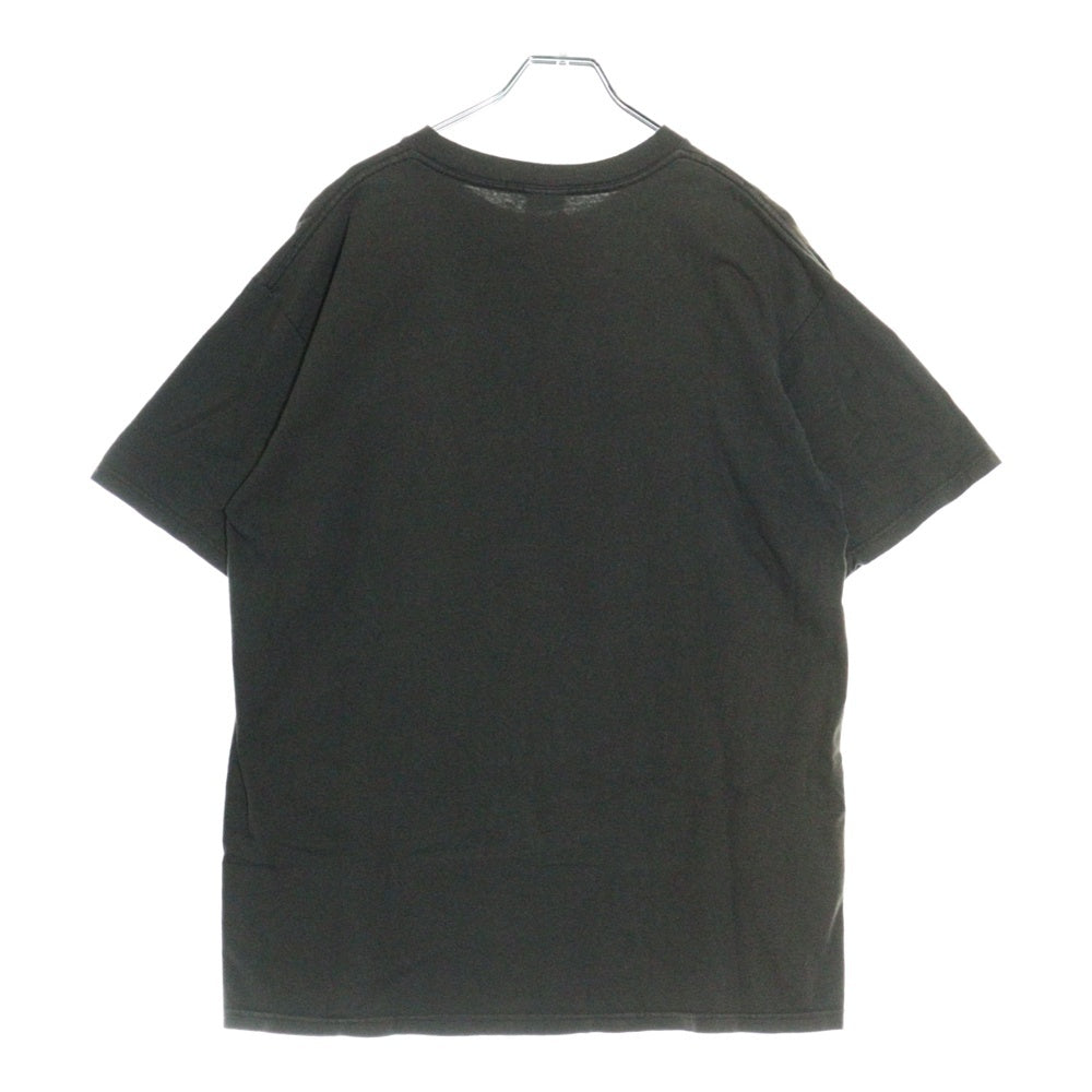 VINTAGE(ヴィンテージ) SWARRRM フロントプリント クルーネック半袖Tシャツカットソー ブラウン