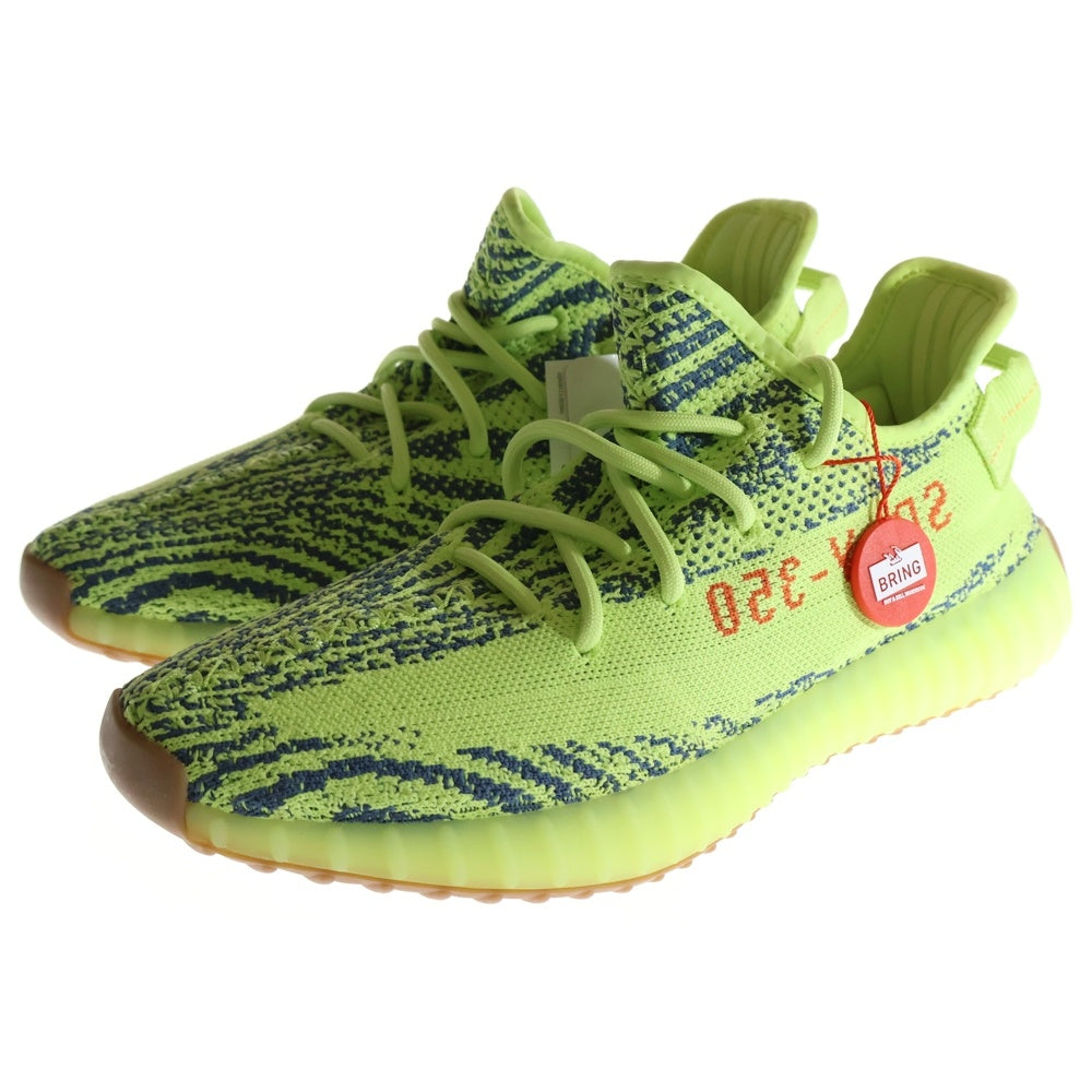 adidas(アディダス) YEEZY BOOST 350 V2 SEMIFROZEN イージーブースト セミフローズン ローカットスニーカー イエロー US9.5/27.5cm B37572