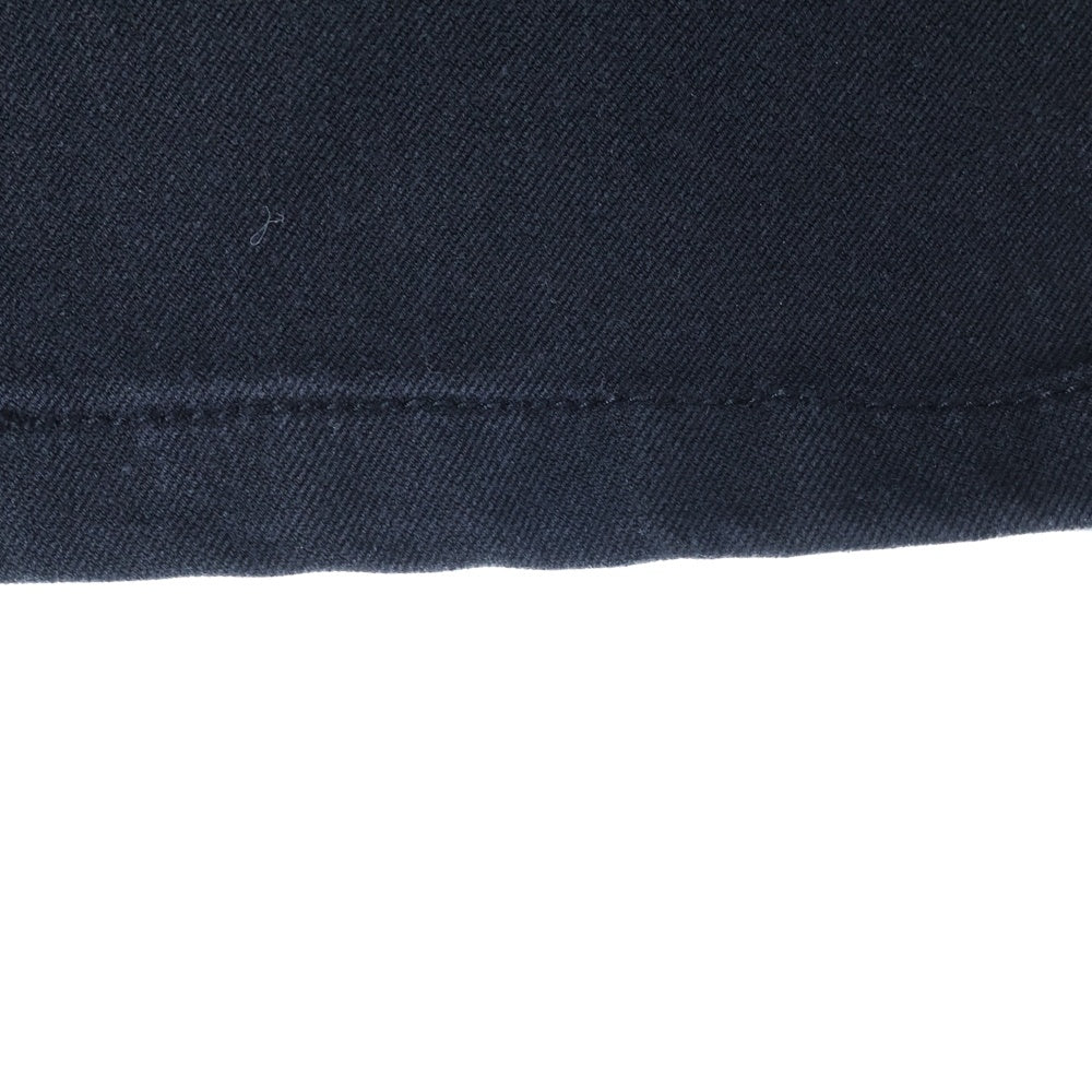 NO BRAND(ノーブランド) TRENDIANO ワッペンストレートデニムパンツ ブラック