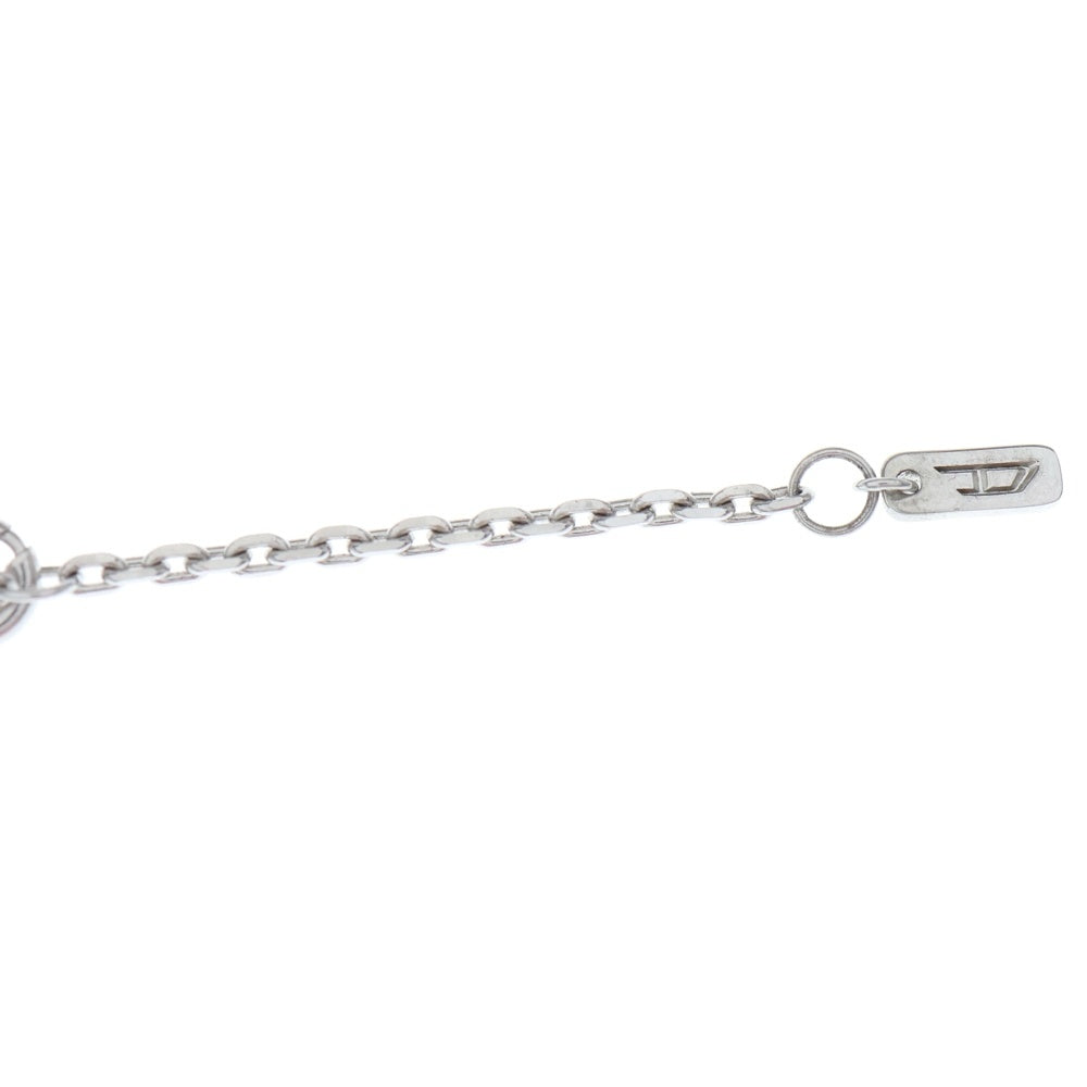 DIESEL(ディーゼル) Sterling Silver Jewel ダイヤモンドカット チェーンネックレス シルバー DL135500DJW