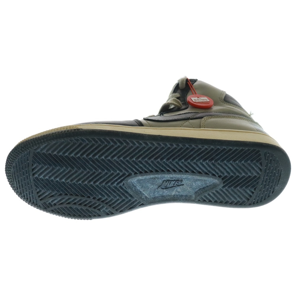 NIKE(ナイキ) 【観賞用2008年製】 Terminator High Granate/Dark Obsidian-Sail ターミネーター グラナイト/ダークオブシディアン-セイル ハイカットスニーカー 318677-041