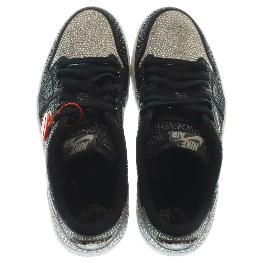 NIKE(ナイキ) ×Swarovski WMNS Air Jordan 1 Low OG Crystal/Shadow ×スワロフスキー エアジョーダン1 クリスタル/シャドウ レディース US9.5/26.5cm HM9208-001