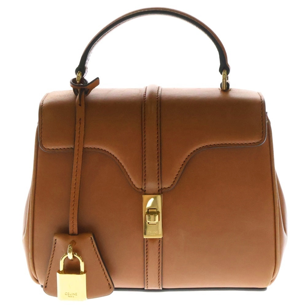 CELINE(セリーヌ) 16セーズ スモール 2WAYハンドショルダーバッグ レディース ブラウン