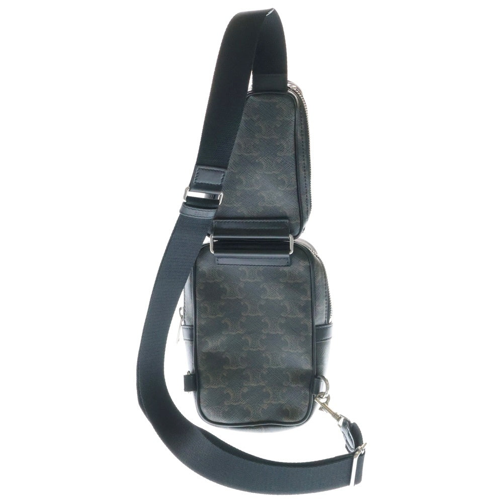 CELINE(セリーヌ) MULTI POCKET BAG マルチポケットバッグ トリオンフ柄 ショルダーバッグ ブラック