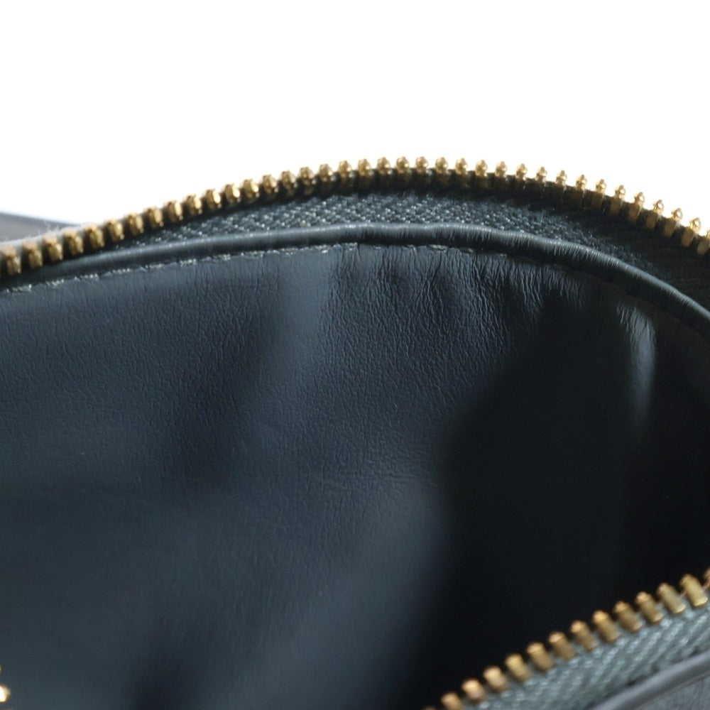 BOTTEGA VENETA(ボッテガヴェネタ) マキシイントレチャート レザー 二つ折りファスナーウォレット グレー