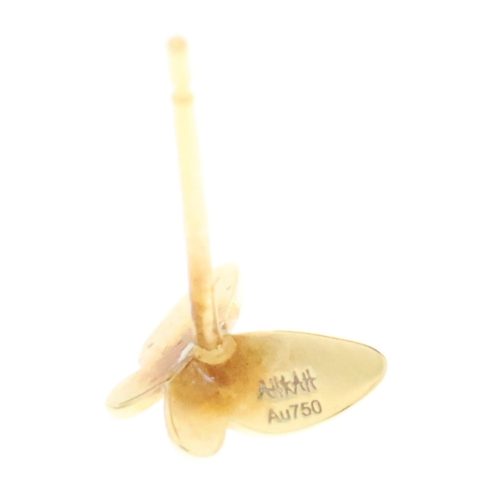 AHKAH(アーカー) 18K アンパピヨンブリリアンピアス レディース ゴールド AK1425010400