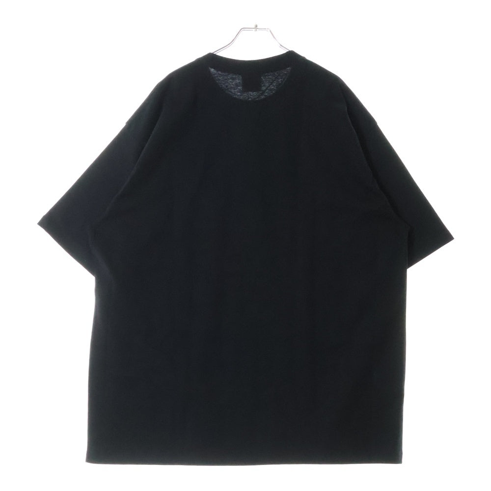 A BATHING APE(アベイシングエイプ) ABC CAMO COLLEGE TEE ABC カモ カレッジプリント クルーネックTシャツカットソー ブラック/ブルー 001TEL801005M