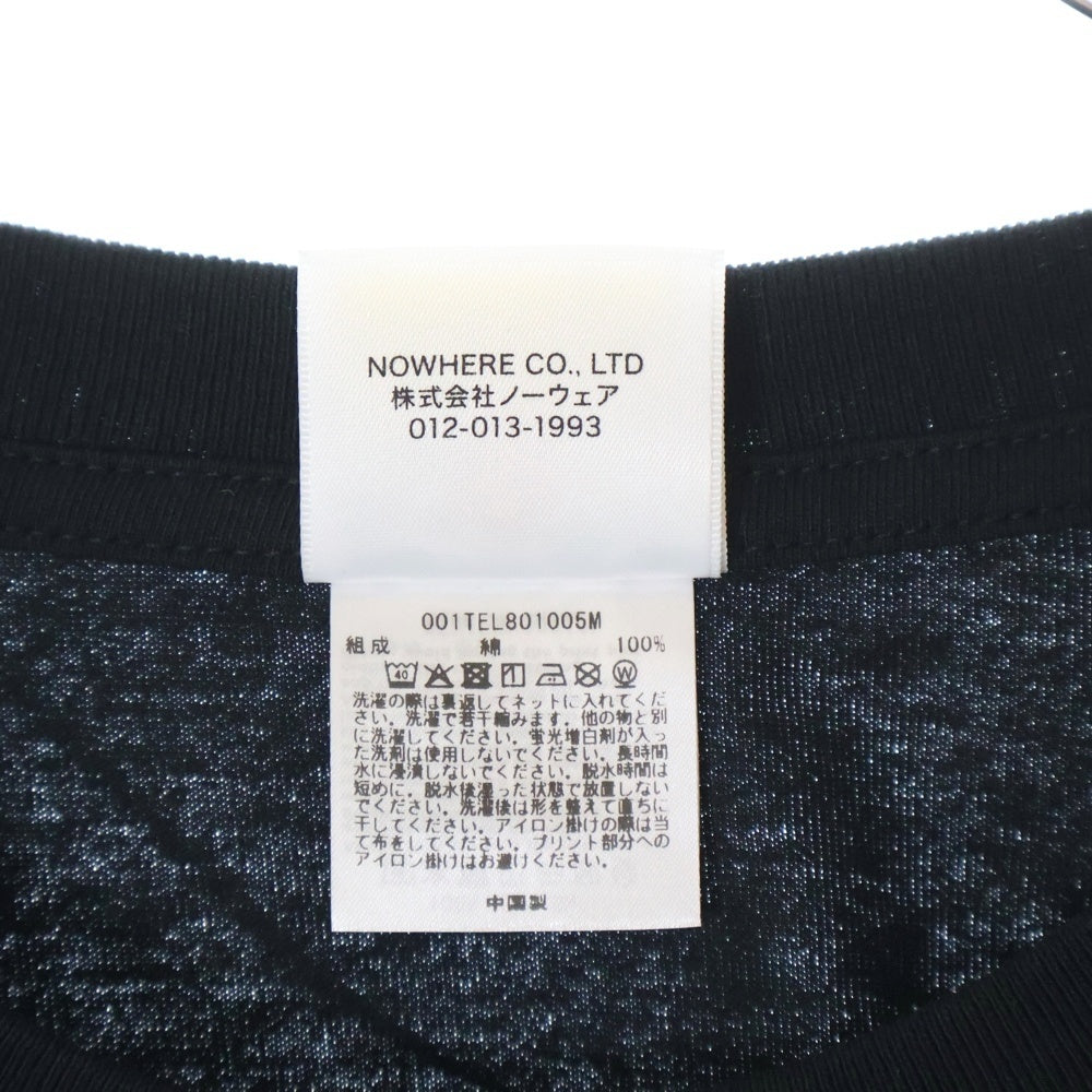 A BATHING APE(アベイシングエイプ) ABC CAMO COLLEGE TEE ABC カモ カレッジプリント クルーネックTシャツカットソー ブラック/ブルー 001TEL801005M