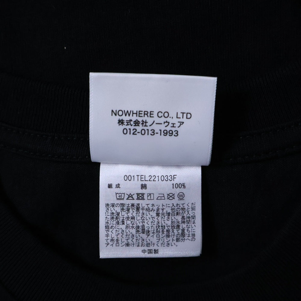 A BATHING APE(アベイシングエイプ) GO!APE KYOTO 京都限定 クルーネック半袖Tシャツカットソー ブラック 001TEL221033F