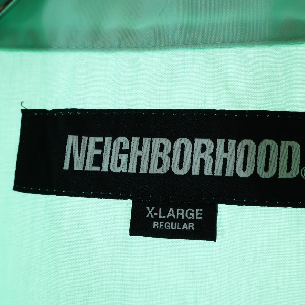 NEIGHBORHOOD(ネイバーフッド) 25SS CLASSIC WORK SHIRT SS-1 クラシックワークシャツ 半袖開襟シャツ ミントグリーン 251TSNH-SHM02