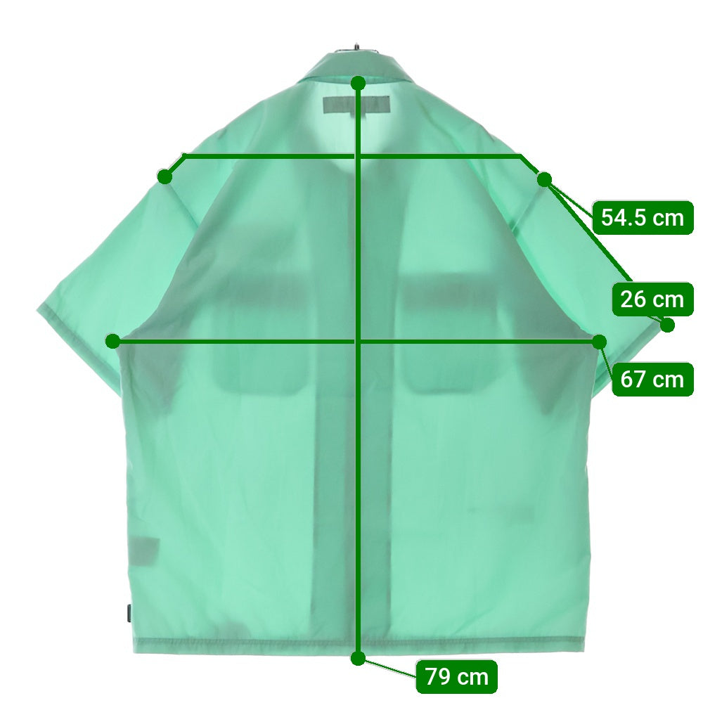 NEIGHBORHOOD(ネイバーフッド) 25SS CLASSIC WORK SHIRT SS-1 クラシックワークシャツ 半袖開襟シャツ ミントグリーン 251TSNH-SHM02