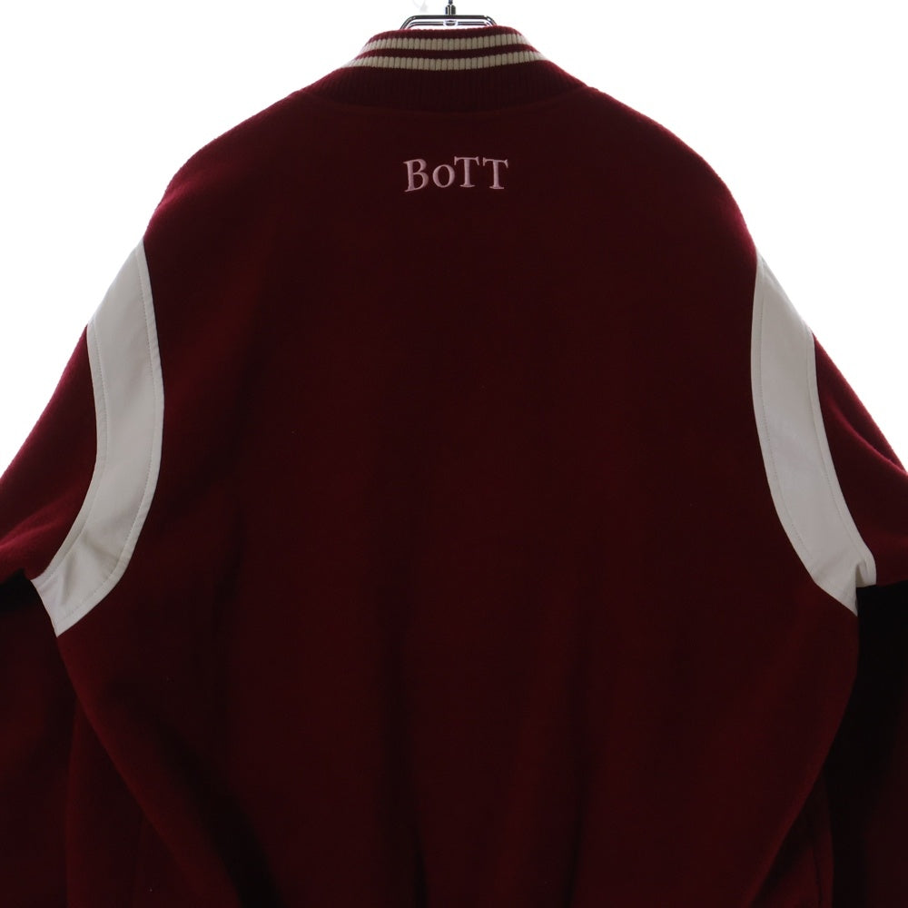 BoTT(ボット) Teddy Varsity Jacket ワッペン スタジャン 233BoTT03 レッド