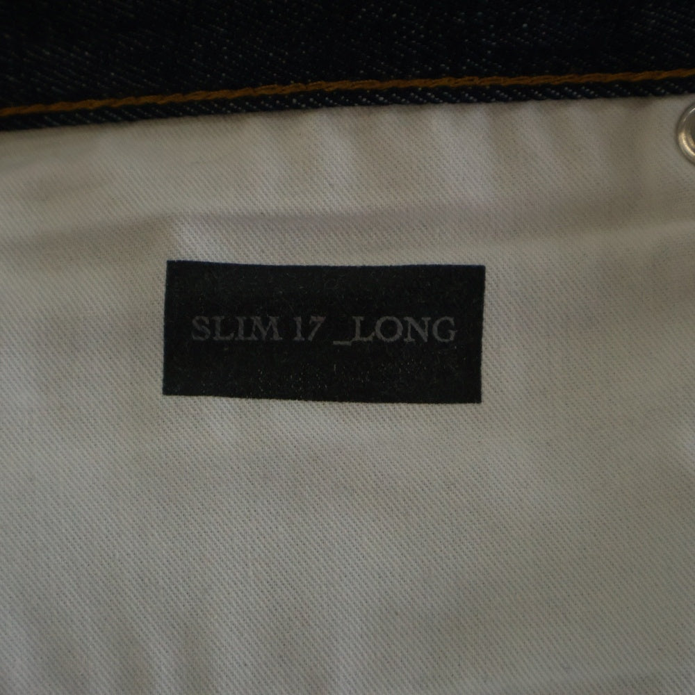 DIOR(ディオール) SLIM 17 REGULAR ロールアップオブリークデザイン スリムデニムパンツ インディゴ 193DS00C226X