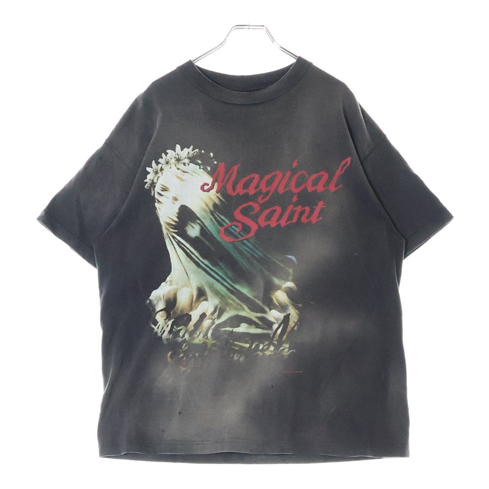 SAINT MICHAEL(セントマイケル) 24SS MAGICAL SAINT クルーネック半袖Tシャツカットソー グレー SM-YS8-0000-006