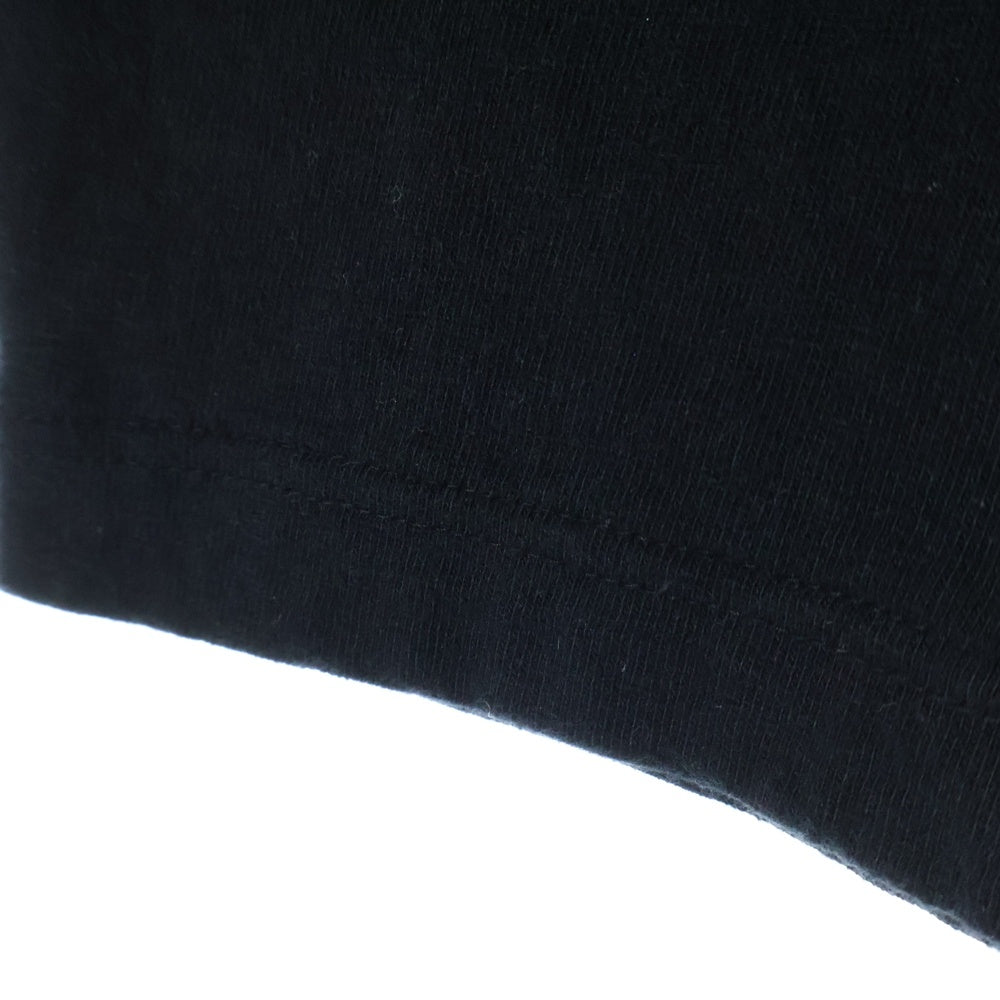 CELINE(セリーヌ) フロントロゴプリント クロップド 七分丈ボクシーTシャツ レディース ブラック 2X92I668W.38AW
