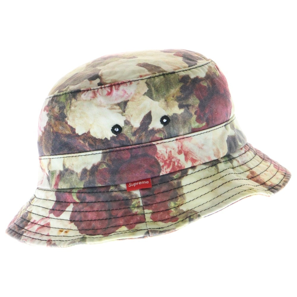 SUPREME(シュプリーム) Power Corruption Lies Crusher 花柄バケットハット 帽子 マルチカラー