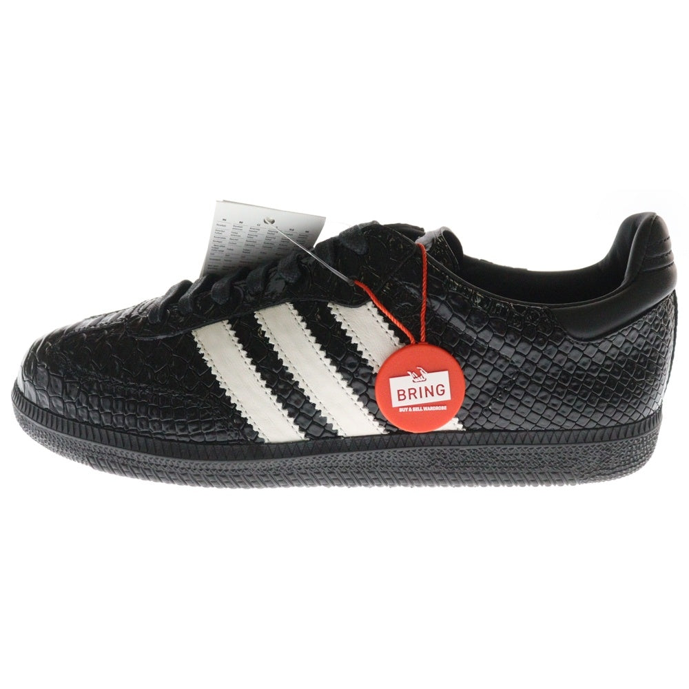 adidas(アディダス) Samba OG Made in Italy Crocodile サンバ OG メイド イン イタリー クロコダイル ローカットスニーカー ブラック US6/24cm IE9120